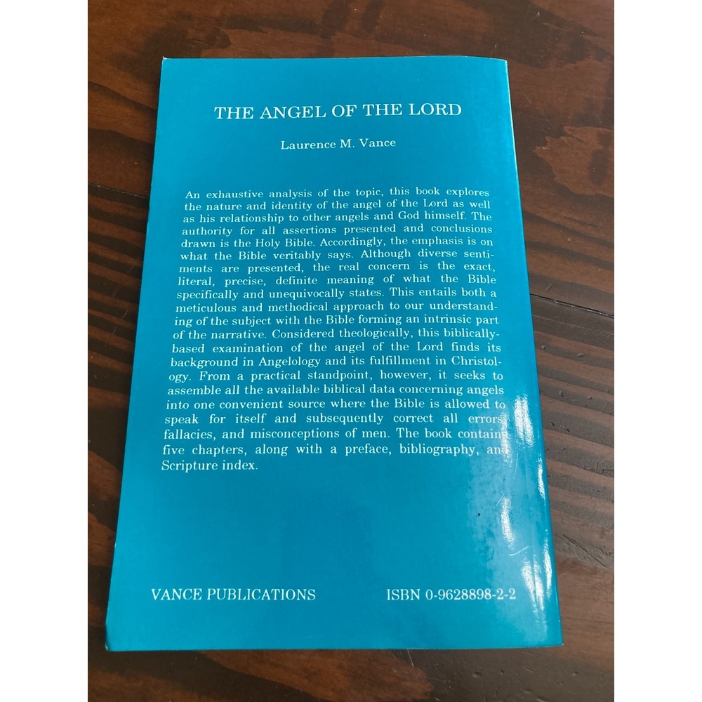 The Angel of the Lord by Laurence M Vance Paperback Religious Book - Picture 2 of 6